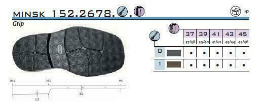 VIBRAM SEM 2678 MINSK GUMLITE 39/40 BRUN