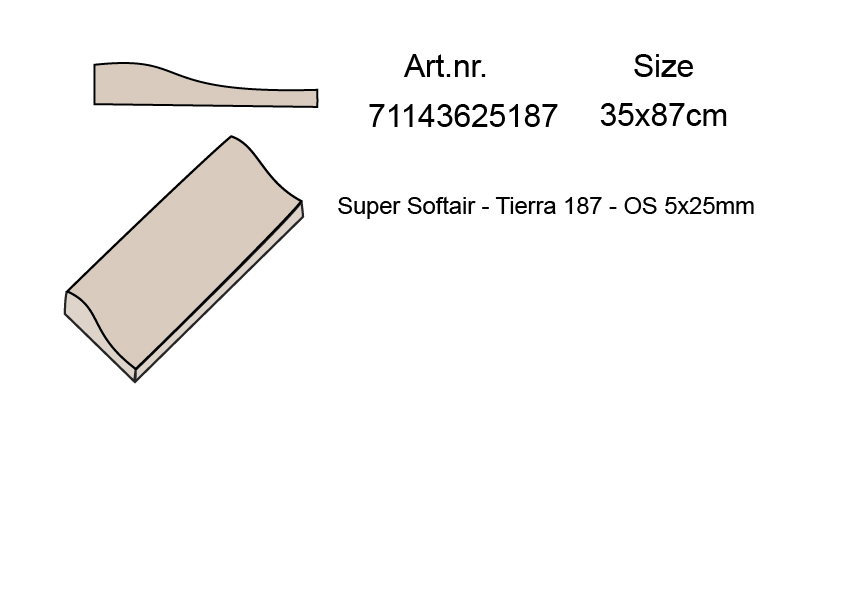 OS SUPER-SOFTAIR - 5X25 35X87CM * 187
