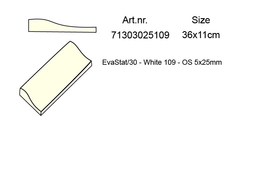 OS EVASTAT/30 - 5X25 36x115CM - 109
