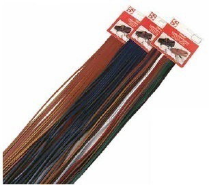 LACE LEATHER DOCKS.CARD 10PR ASSORTI