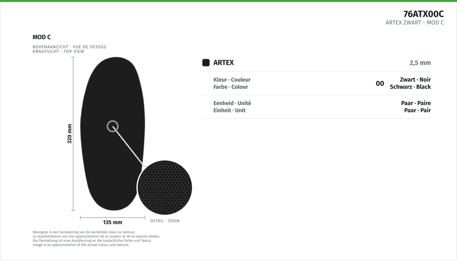 ARTEX BLACK - MOD C 