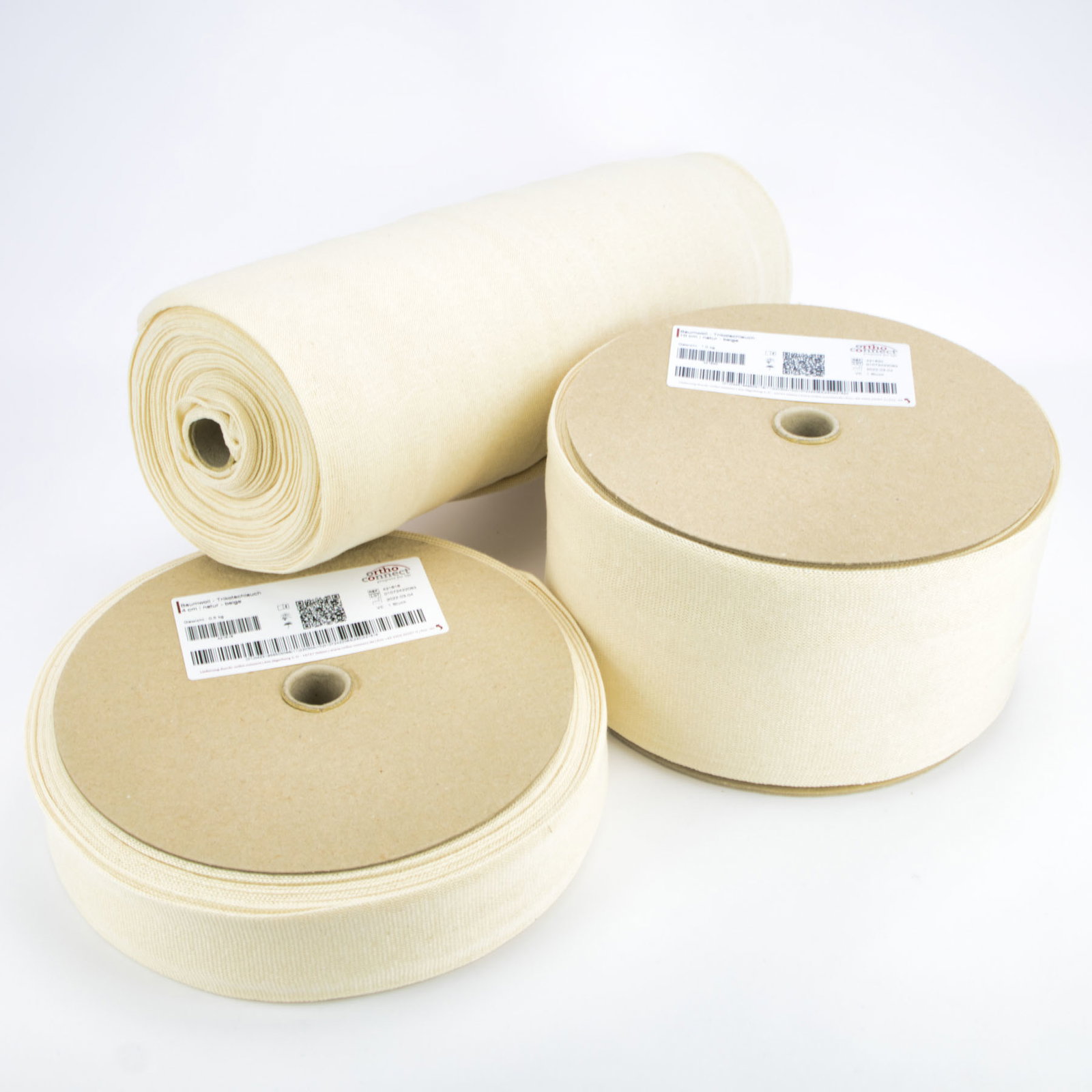 COTTON STOCKINETTE BEIGE 4CM - 0.5 KG