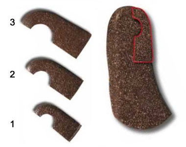 BIRKO HEEL SUPINATOR CORK MOD 101 5722 - 8.0 CM