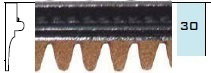 WELT 1030 LEATHER TOOTH - NATURAL