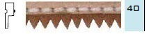 WELT 1040 LEATHER TOOTH - NATURAL