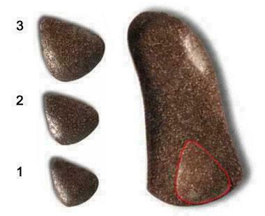 BIRKO SPLAY-FOOT PAD CORK MOD 101 5692 - 4.0 CM