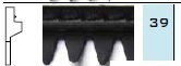 WELT 1239 RUBBER TOOTH - BROWN