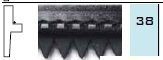 WELT 1238 RUBBER TOOTH - BLACK