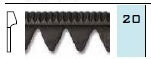 WELT 1220 RUBBER TOOTH - BLACK