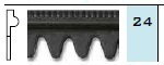 WELT 1224 RUBBER TOOTH - BROWN
