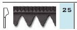 WELT 1225 RUBBER TOOTH - BLACK