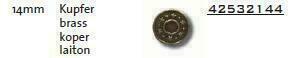 JEANS BUTTON JP/2144/14 MM - 50 PCS