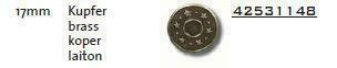 JEANS BUTTON JP/1148/17 MM - 50 PCS