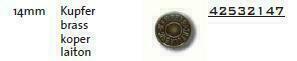 JEANS BUTTON JP/2147/14 MM - 50 PCS
