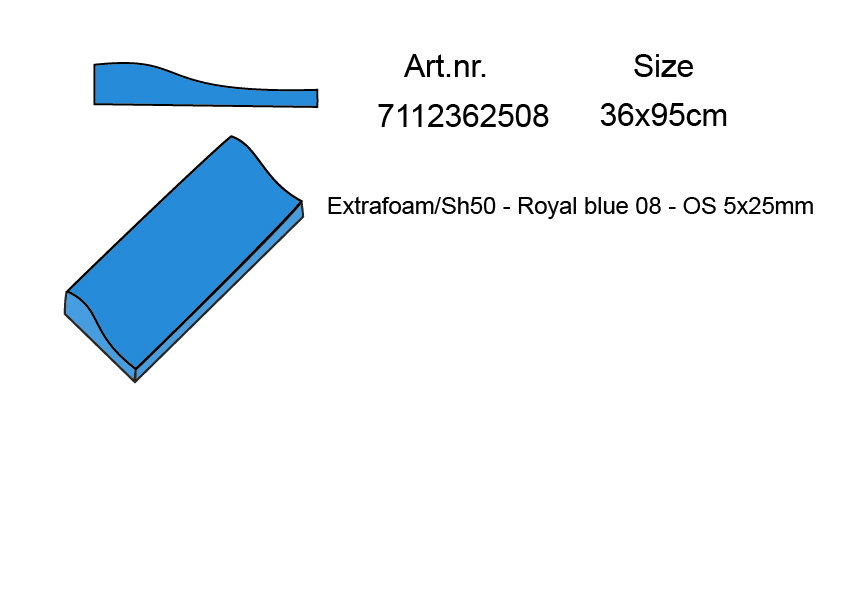 OS EXTRAF/SH50 - 5X25 36X95CM * KL-08