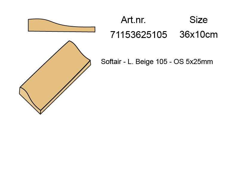 OS SOFTAIR - 5X25 36X100CM * 105