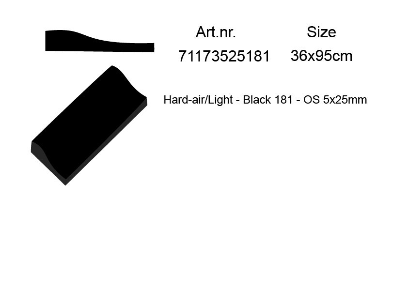 OS HARDAIR-LIGHT - 5X25 36X95CM * 181
