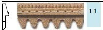 WELT 1011 LEATHER TOOTH - NATURAL*W