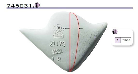 FOOT SUPPORT LATEX 21179 NR 1