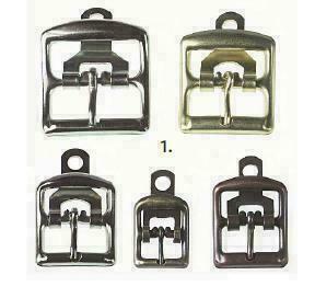 BUCKLE A/286 BRASS - 25 MM .